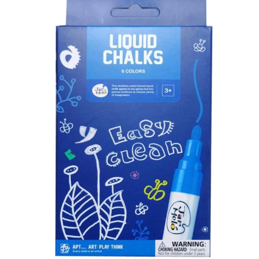 Age 3+ Jar Melo Liquid Chalk 6 Colors