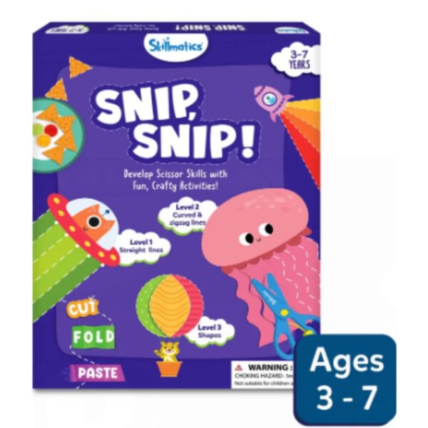 Age 3+ Skillmatics Snip Snip Art & Craft Activity Kit