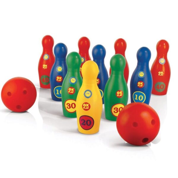 Age 2+ Ok Play Bowling Alley Game Set