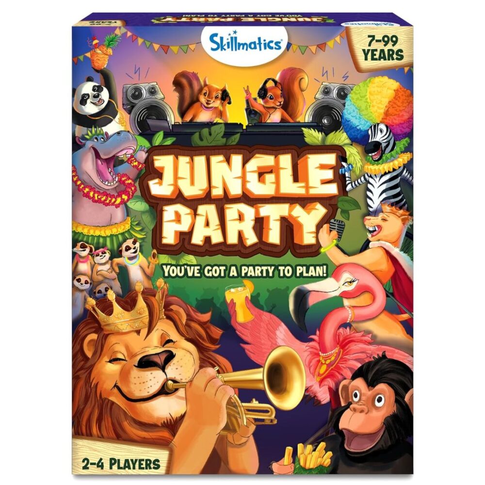 Age 7+ Skillmatics Jungle Party Card Game