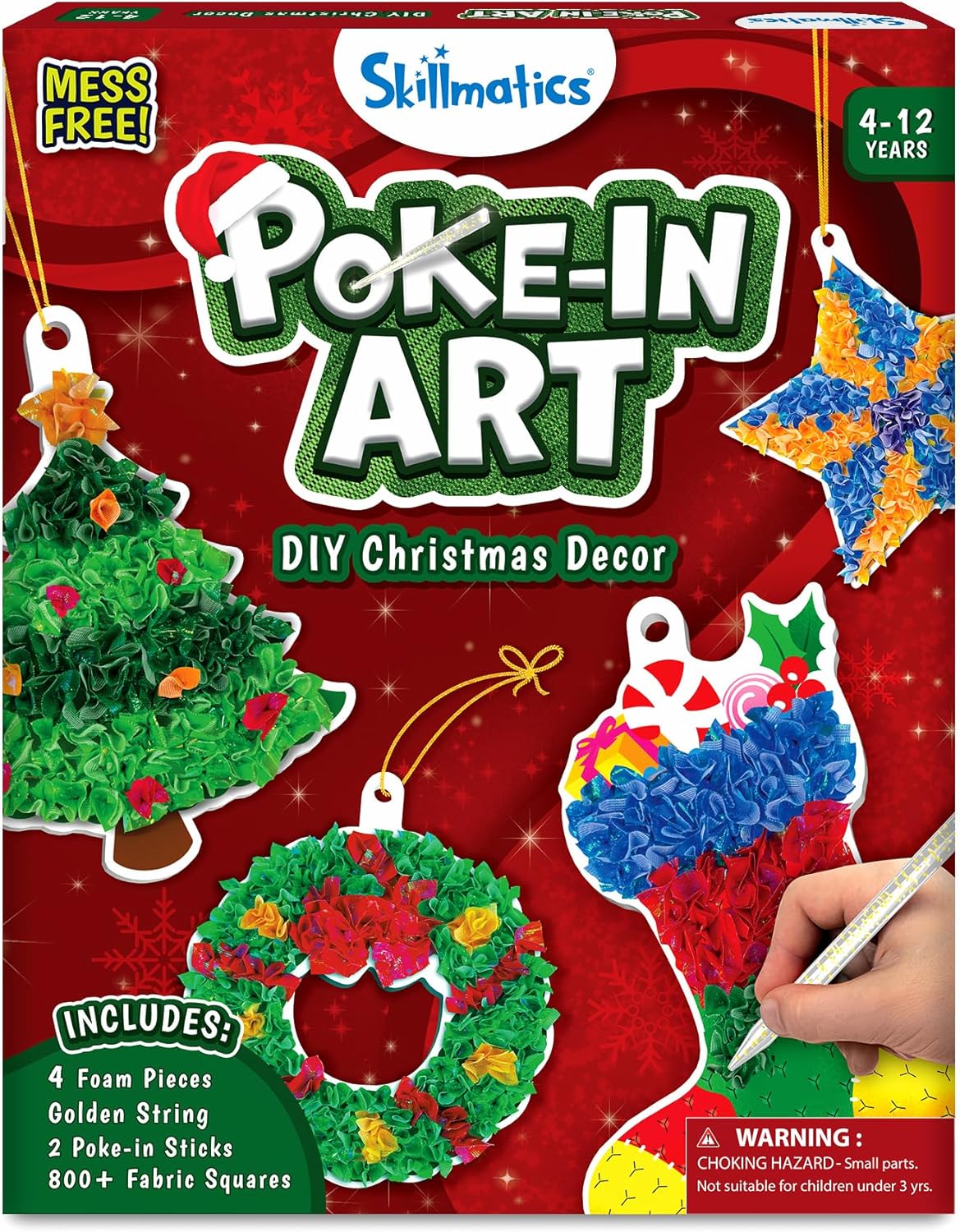 Poke-in Art: DIY Christmas Decor