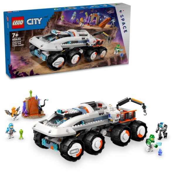 Lego 60432 City Command Rover And Crane Loader