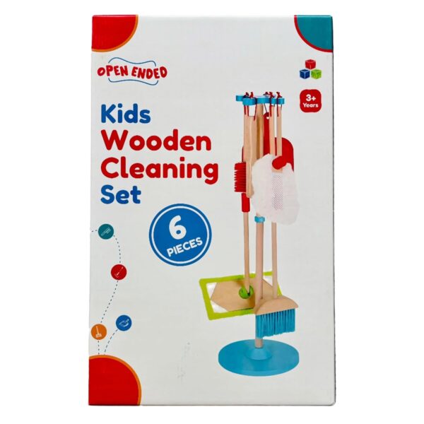 Kids Wooden Cleaning Set