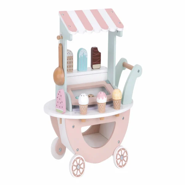 Wooden Ice Cream Cart