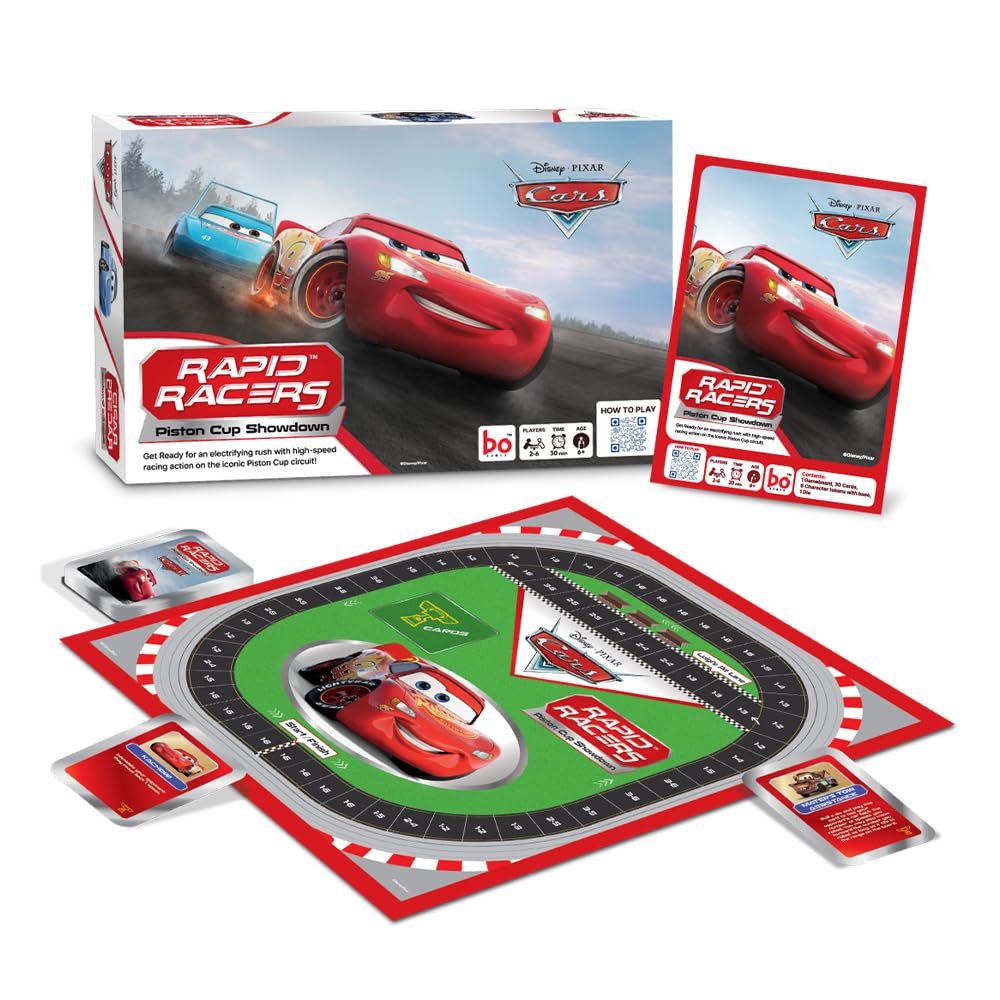 Disney PIXAR Rapid Racers Cars Board Game