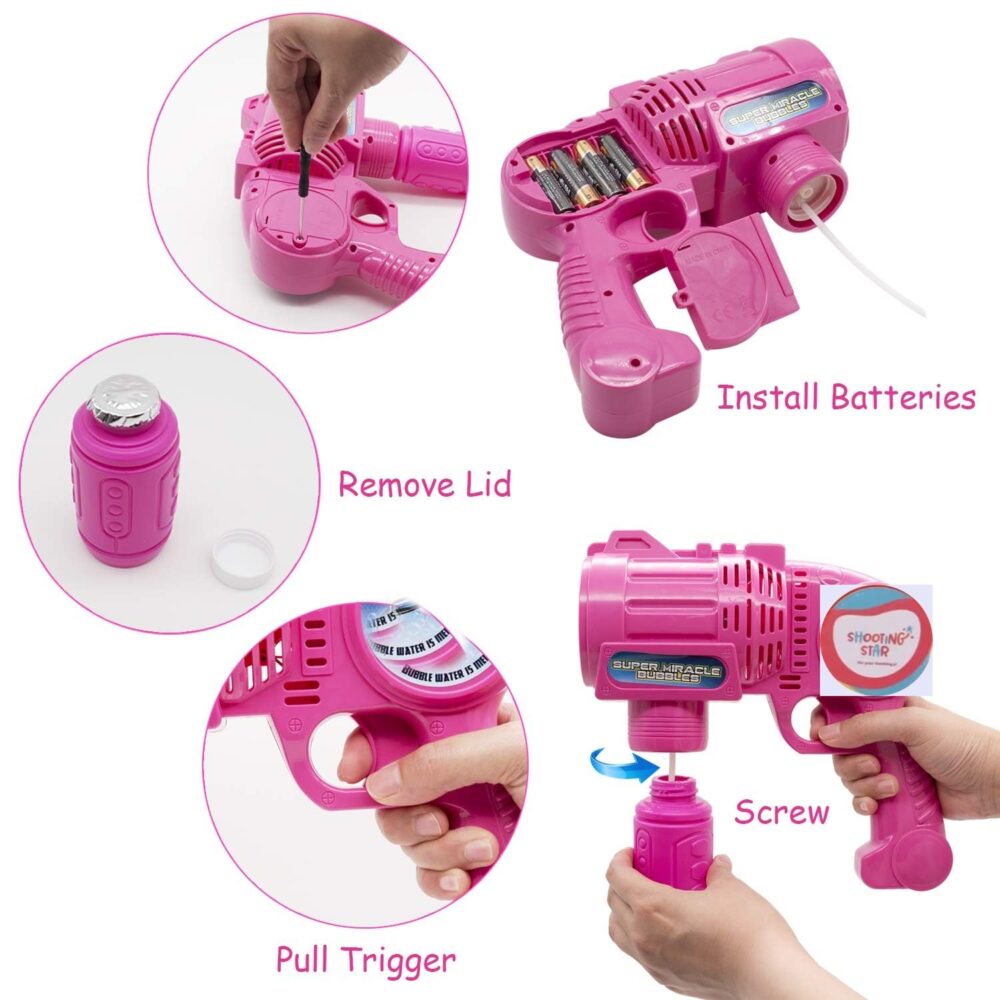 Alternative view of Age : 3 Years+ Shooting Star Bubble Blaster With LED