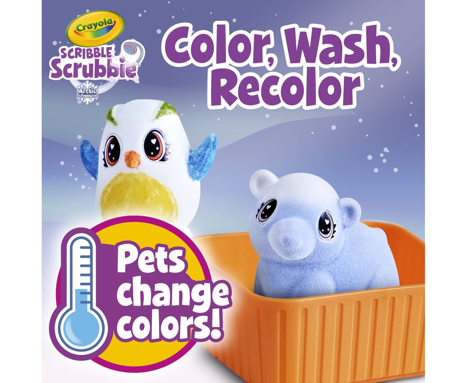 Age : 3 Years+ Crayola Scribble Scrubbie Pets Arctic Snow Explorer - Image 6