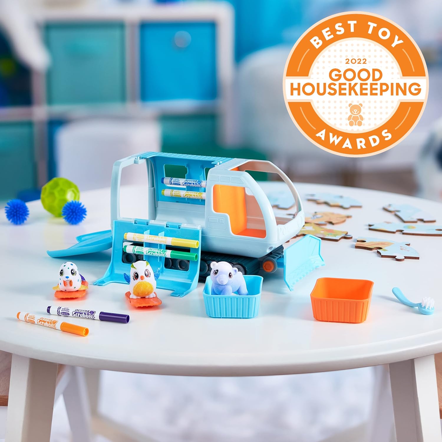 Age : 3 Years+ Crayola Scribble Scrubbie Pets Arctic Snow Explorer - Image 2