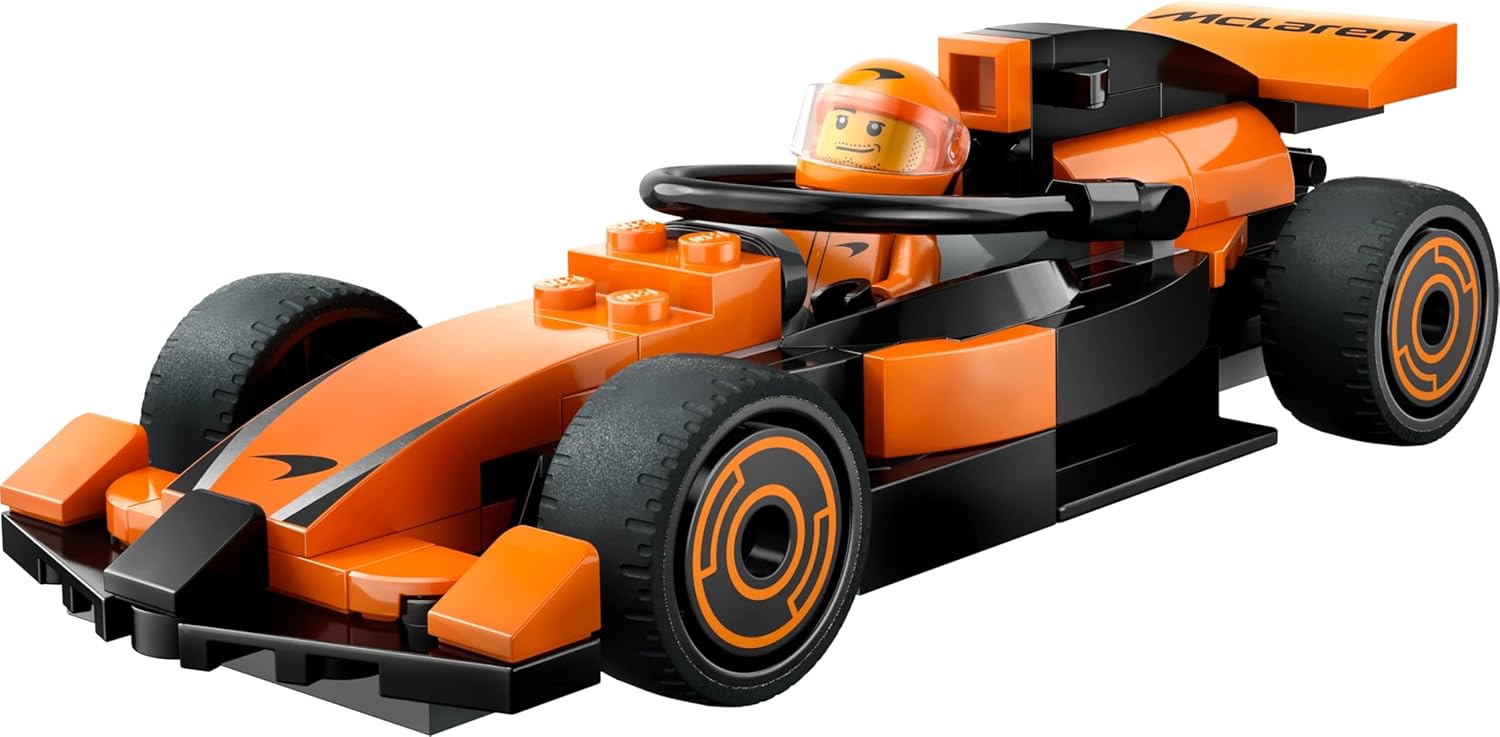 Age : 6 Years+ Lego 60442 City F1 Driver with McLaren Race Car (86 Pieces) - Image 9