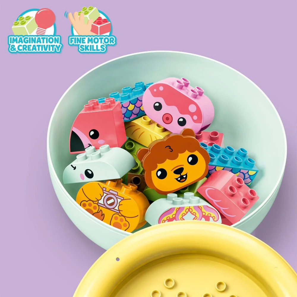 Age : 18 Months+ LEGO 10966 Duplo Bath Time Fun Floating Animal Island - Image 6