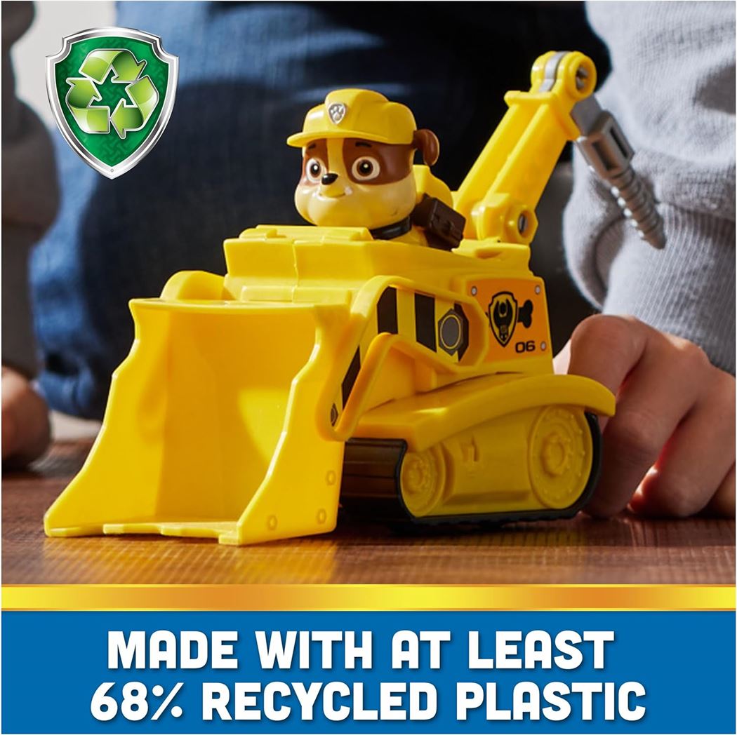 Age 3+ Paw Patrol Sustainable Vehicle Rubble - Image 8