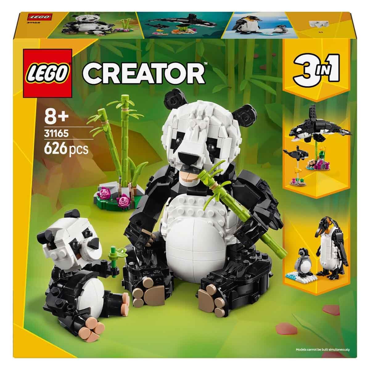Age : 8 Years+ Lego 31165 Creator Wild Animals Panda Family (626 Pieces) - Image 8