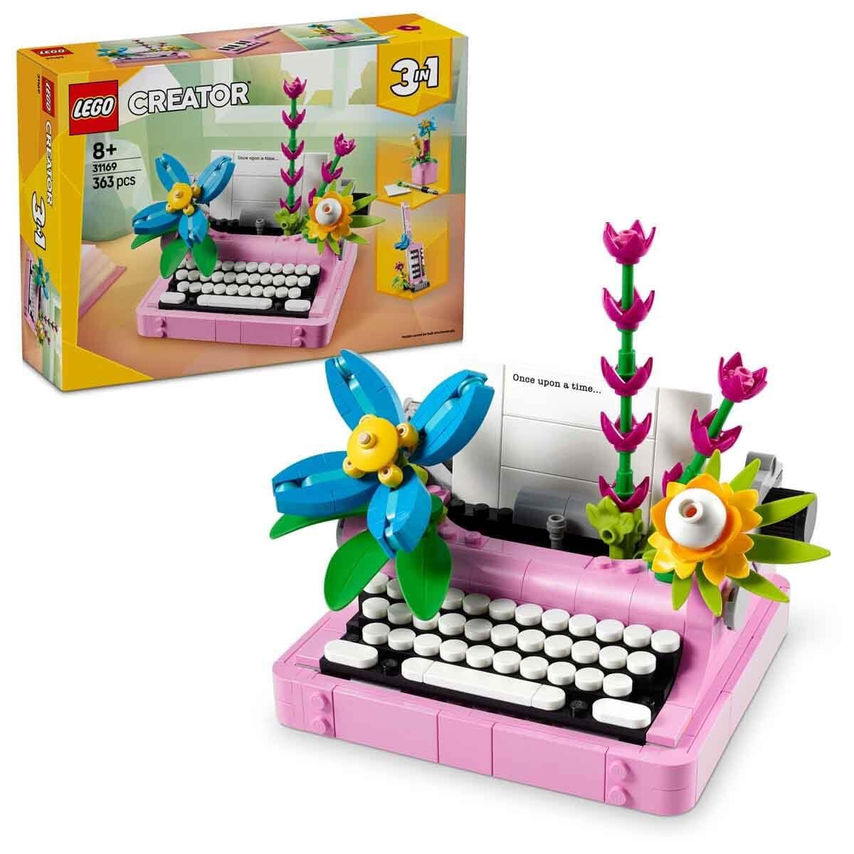 Lego 31169 Creator Typewriter With Flowers