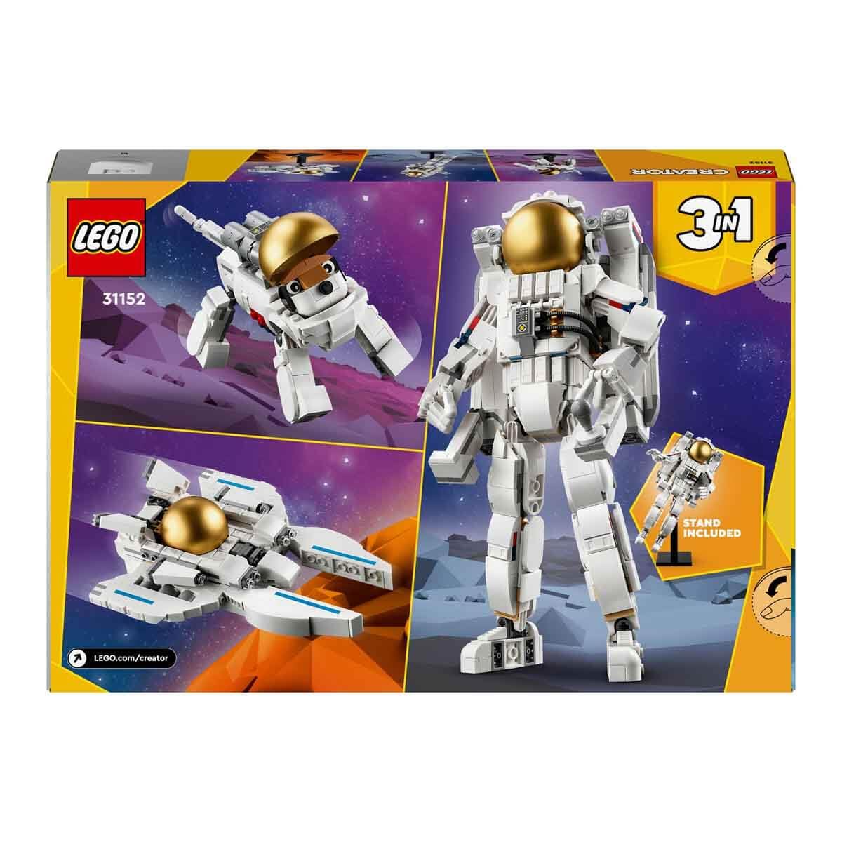 Age : 9 Years+ Lego 31152 Creator 3-in-1 Space Astronaut ( 647 Pieces ) - Image 6