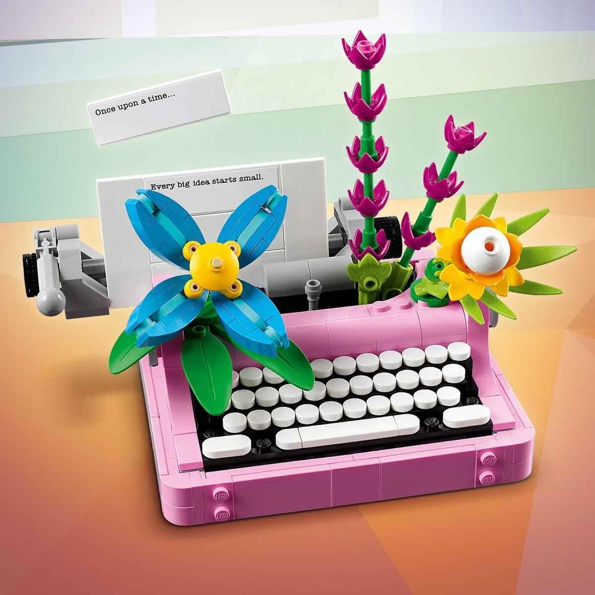 Age : 8 Years+ Lego 31169 Creator Typewriter With Flowers (363 Pieces) - Image 6