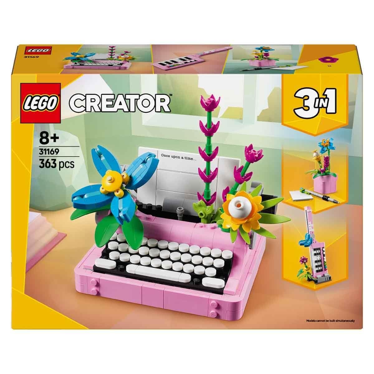 Age : 8 Years+ Lego 31169 Creator Typewriter With Flowers (363 Pieces) - Image 8