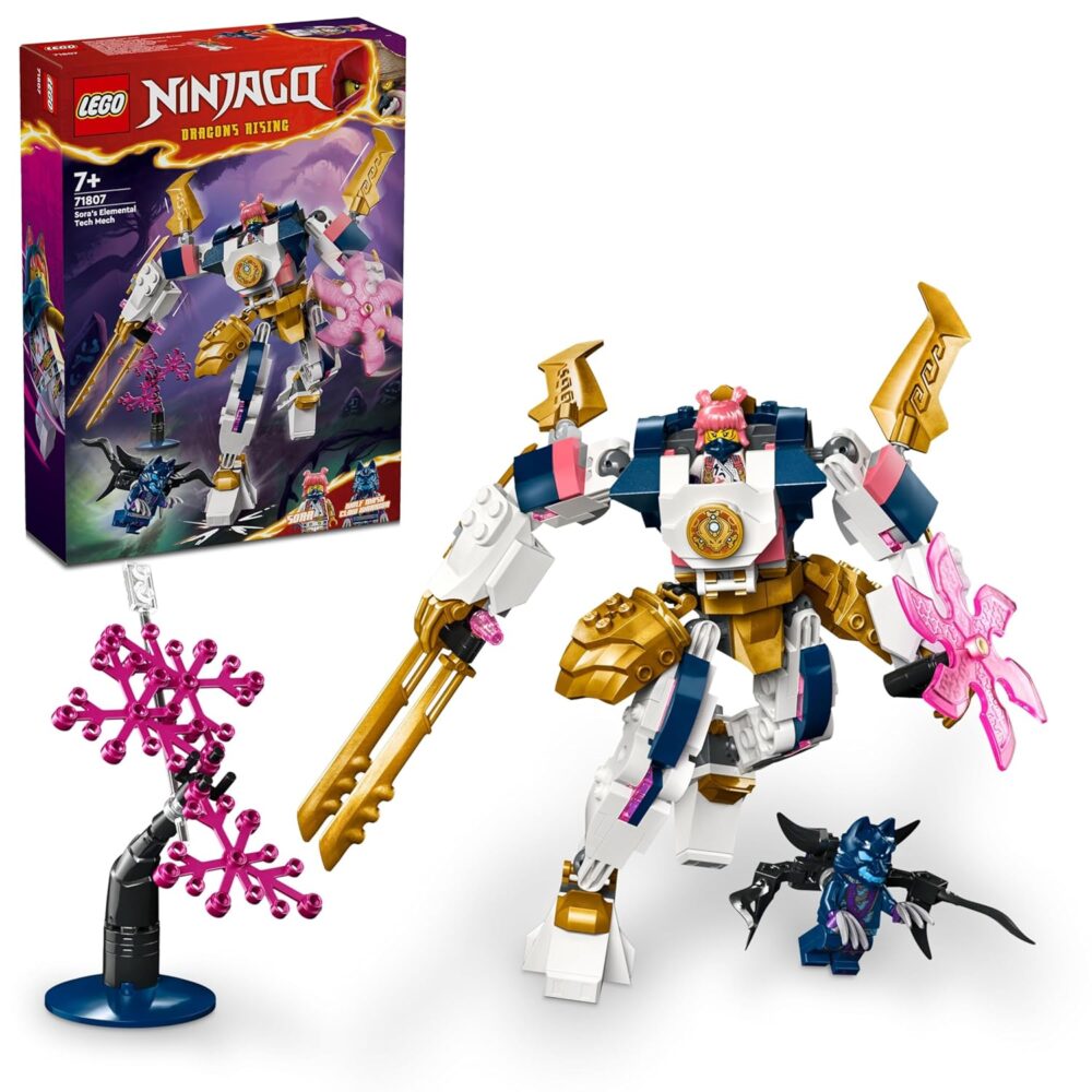 Lego 71807 Ninjago Sora's Elemental Tech Mech