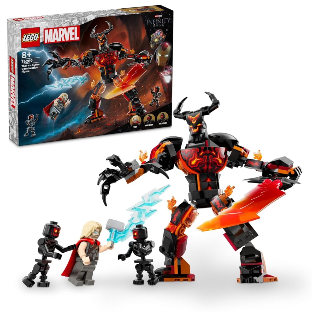 Lego 76289 Super Heroes Marvel Thor vs. Surtur Construction Figure