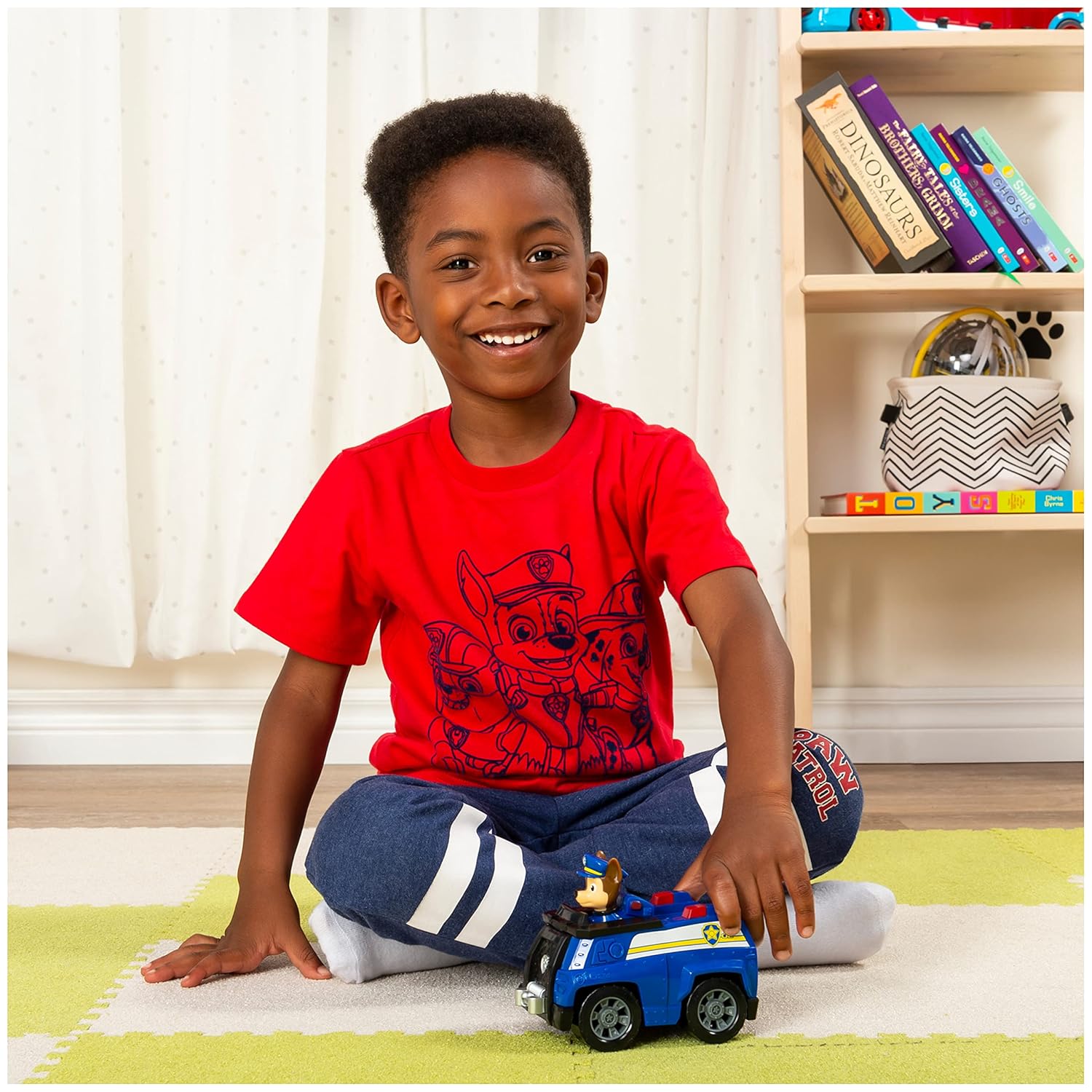 Age 3+ Paw Patrol Chase Patrol Cruiser Vehicle With Collectible Figure - Image 4