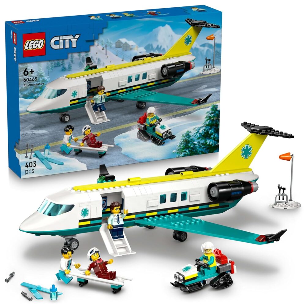 Lego 60465 City Emergency Air Ambulance Airplane