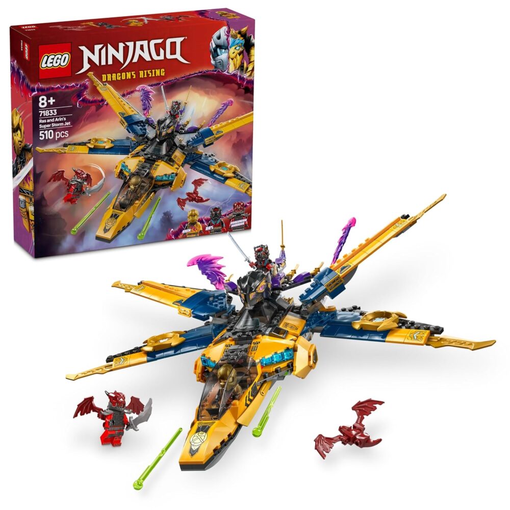 Lego 71833 NINJAGO Ras and Arin's Super Storm Jet