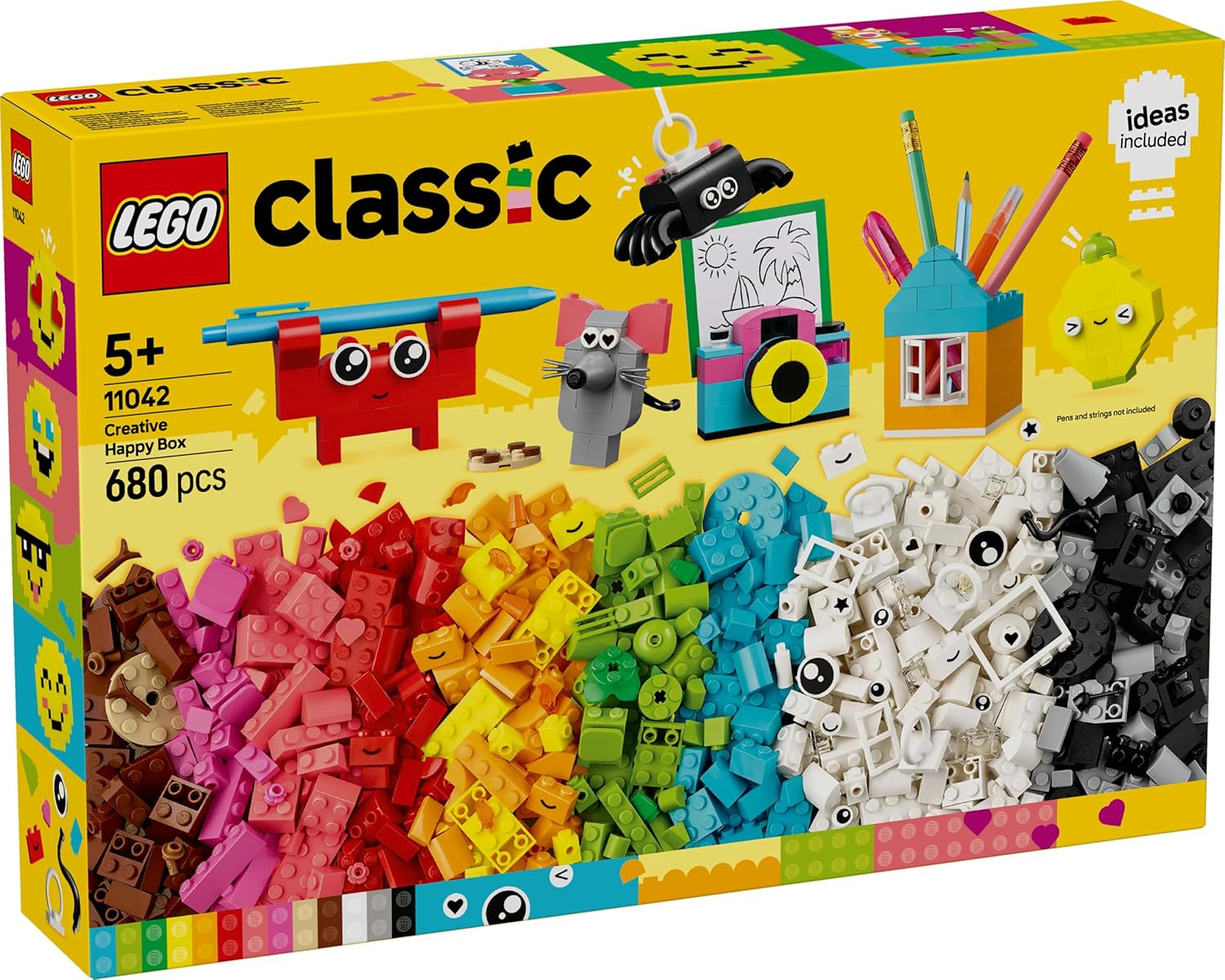 Lego 11042 Classic Creative Happy Box (680 Pieces) - Image 3