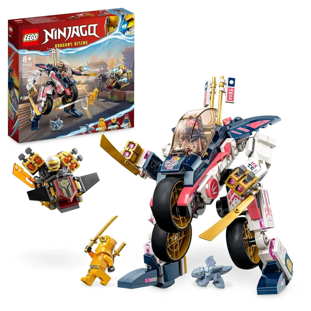 Lego 71792 NINJAGO Sora's Transforming Mech Bike Racer
