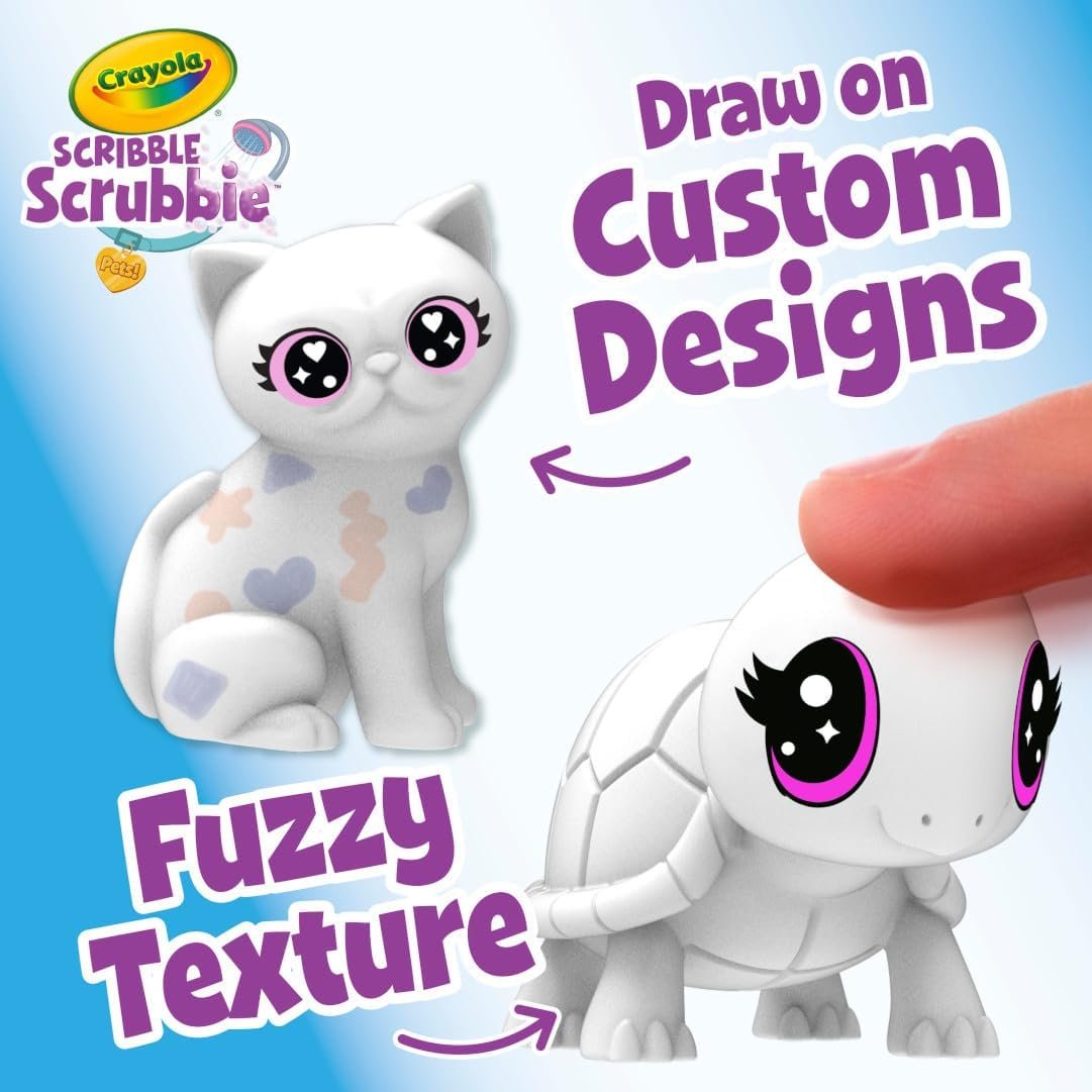Age : 3 Years+ Crayola Scribble Scrubbie Pets Spray Boutique Play Set - Image 6