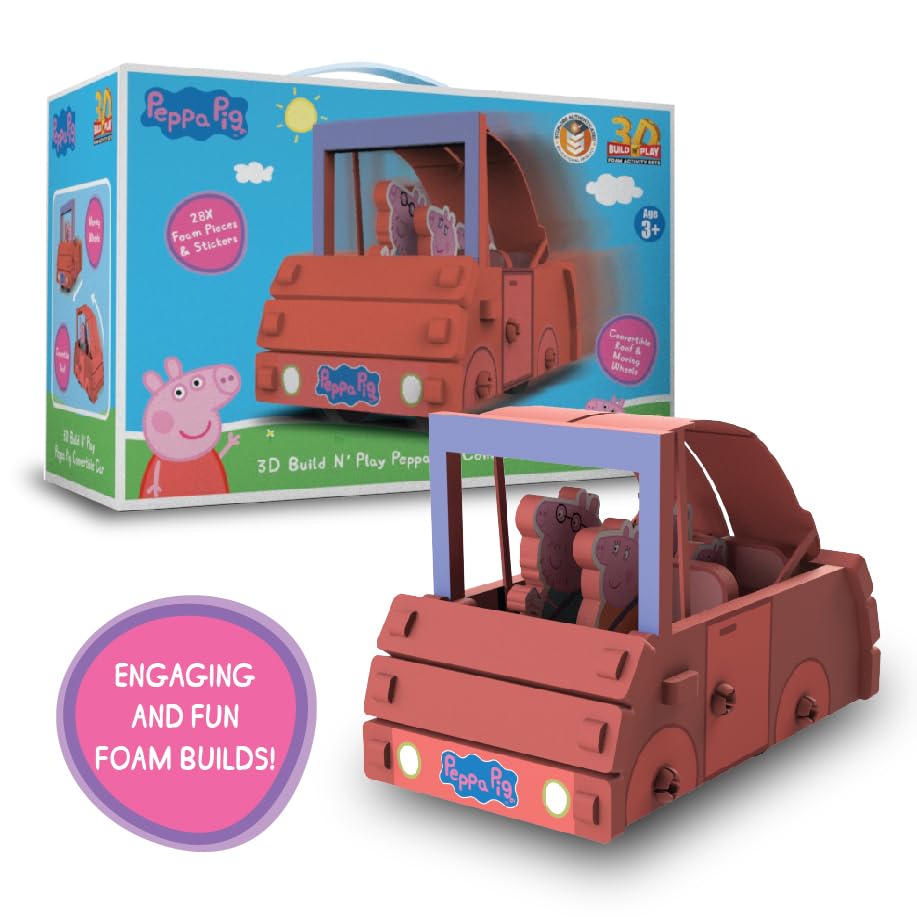 Peppa Pig 3D Build N' Play Car