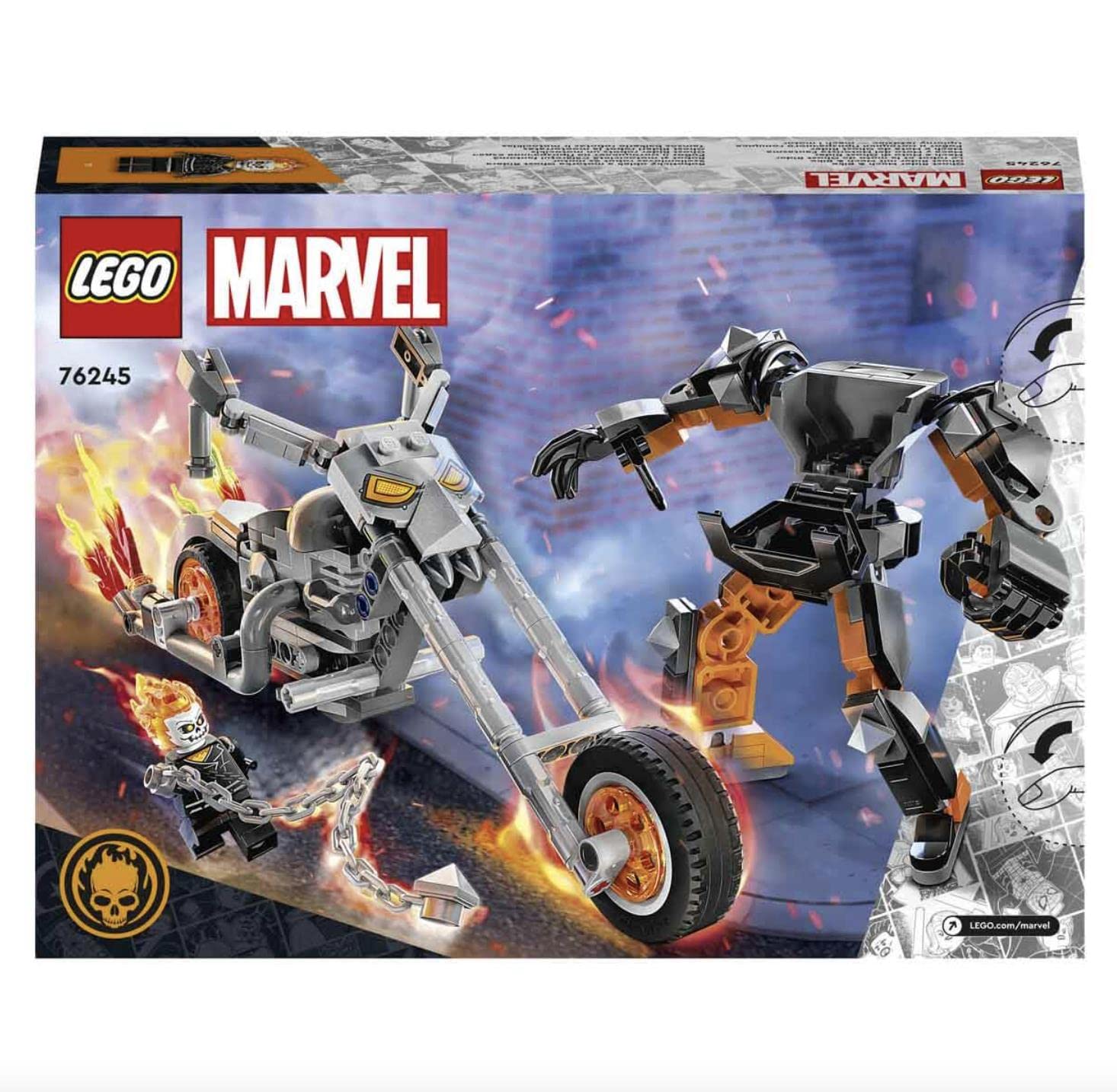 Alternative view of LEGO 76245 Super Heroes Ghost Rider Mech & Bike (264 Pcs)