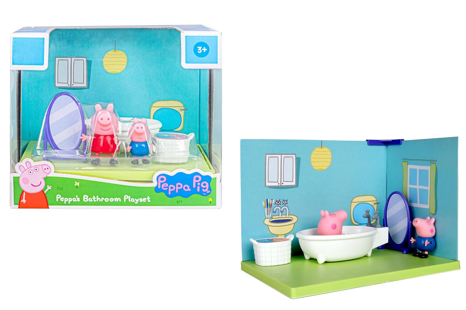 Peppa Pig and George's Bathroom Themed Preschool Toy