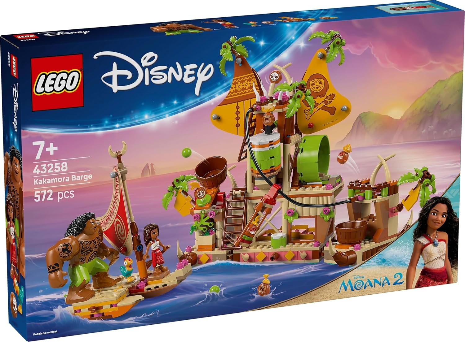 Age : 7 Years+ Lego 43258 Disney Kakamora Barge (572 Pieces) - Image 3