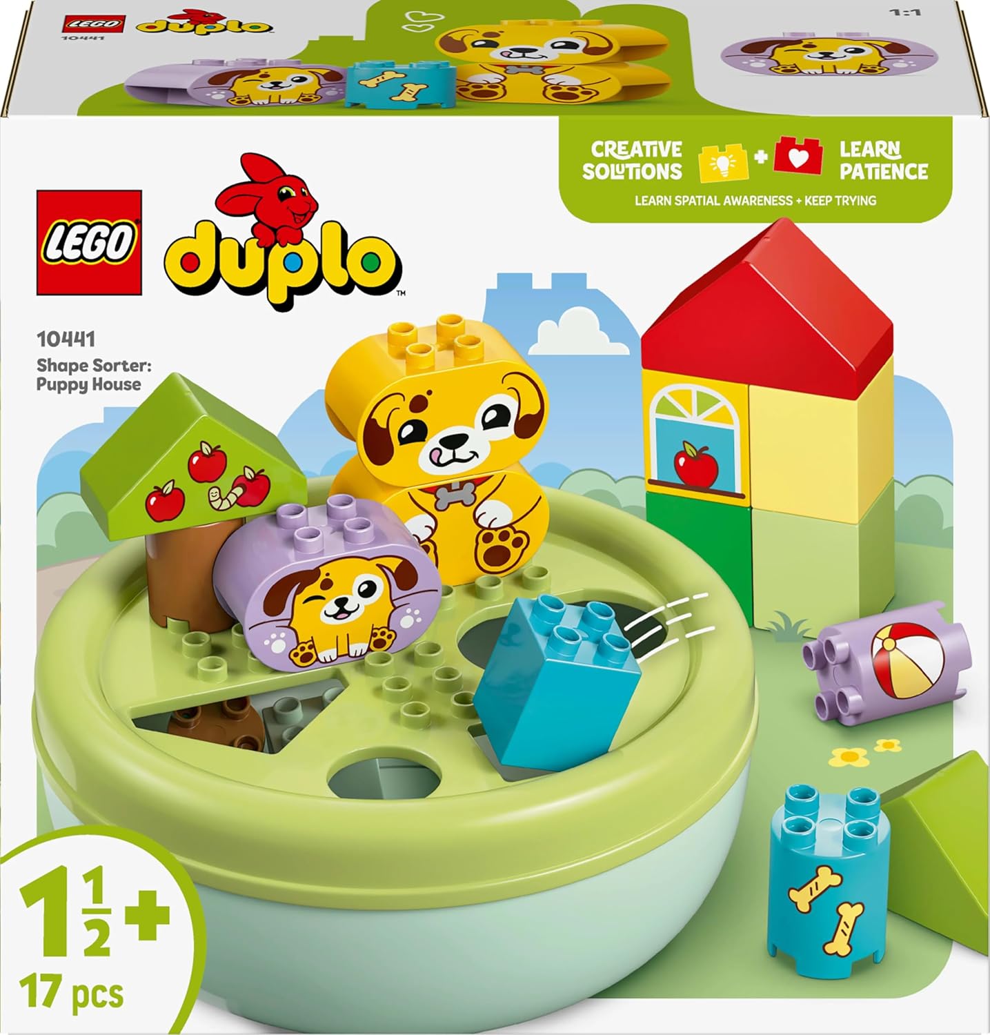 Alternative view of Age : 18 Months+ Lego 10441 Duplo Shape Sorter: Puppy House (17 Pieces)