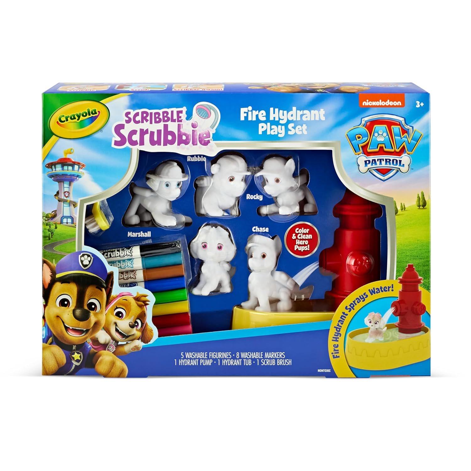 Crayola Scribble Scrubbie PAW Patrol Fire Hydrant Play Set - Image 10