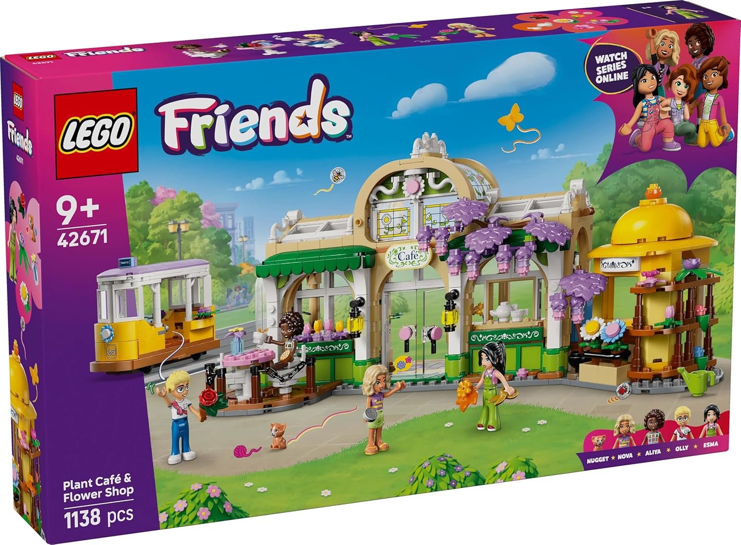 Age : 8 Years+ Lego 42671 Friends Plant Café & Flower Shop (1138 Pieces) - Image 3