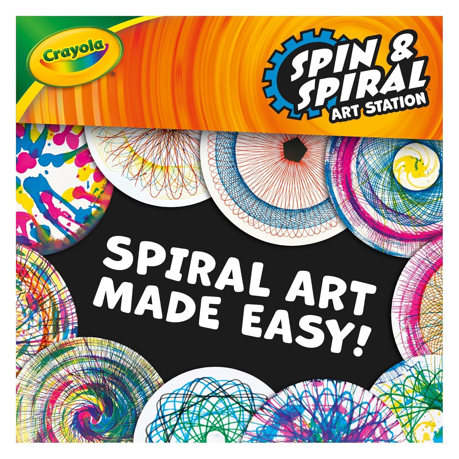 Age : 6 Years+ Crayola Spin & Spiral Art Station 2.0 - Image 4