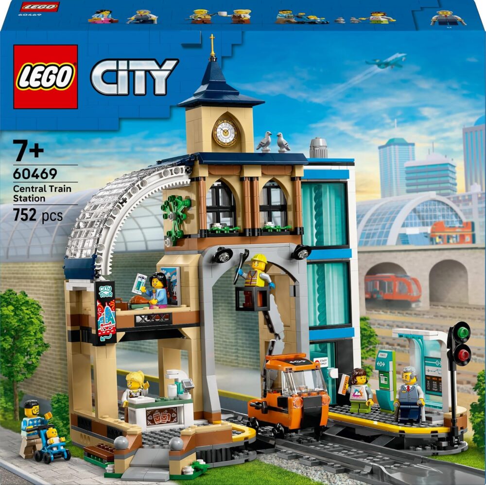 Alternative view of Age : 7 Years+ Lego 60469 City Central Train Station (752 Pieces)