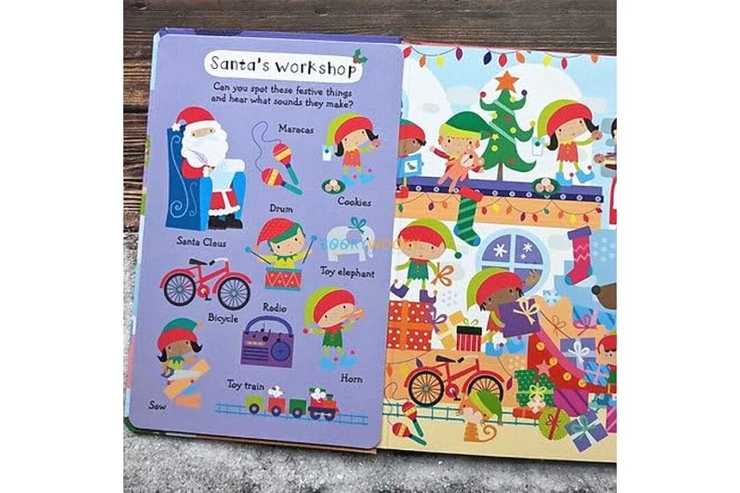 My First Look And Find Sound Book Christmas With Over 50 Sounds - Image 3