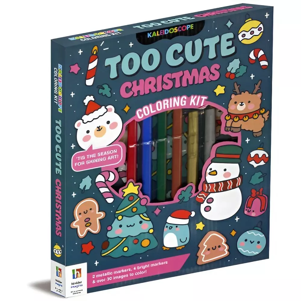 Age : 6 Years+ Too Cute Christmas Coloring Kit - Image 4
