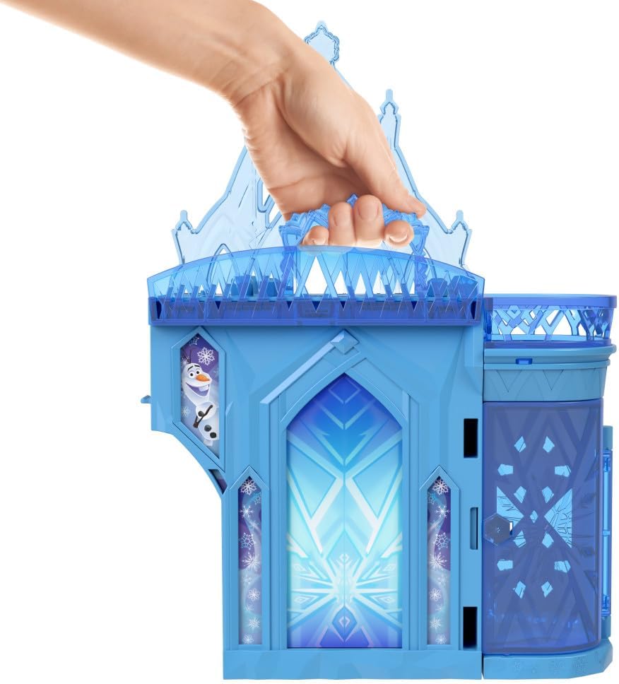 Disney Frozen Storytime Stackers Elsas Ice Palace Stackable Castle Doll House with Small Doll & 8 Pieces, Inspired by The Disney Frozen Movies - Image 5