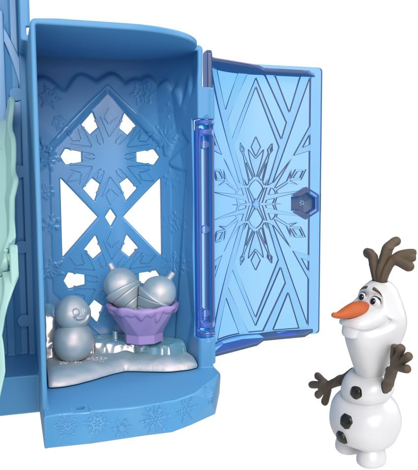 Disney Frozen Storytime Stackers Elsas Ice Palace Stackable Castle Doll House with Small Doll & 8 Pieces, Inspired by The Disney Frozen Movies - Image 4