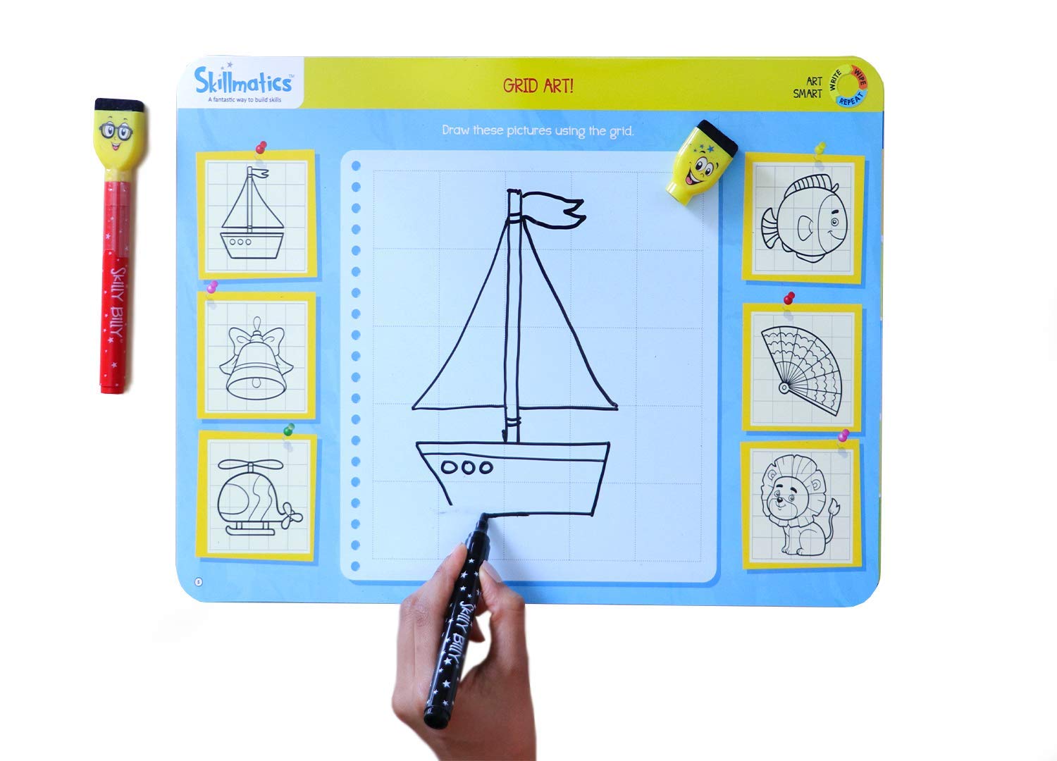 Skillmatics Art Smart (3-6 Years)/ Reusable Activity Mats - Image 4