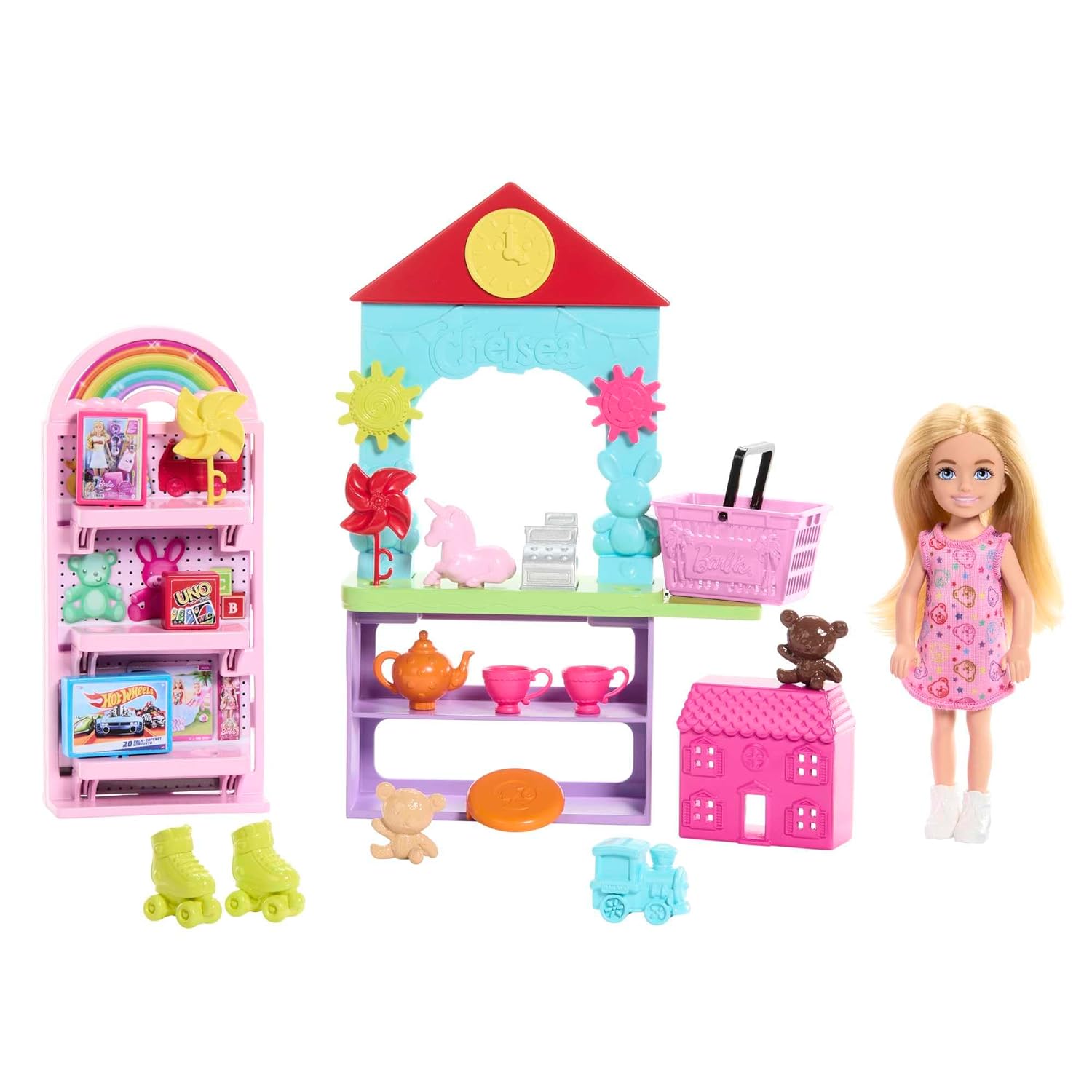 Barbie Chelsea Can Be… Toy Store Playset With Small Blonde Doll, Shop Furniture & 15 Accessories - Image 6
