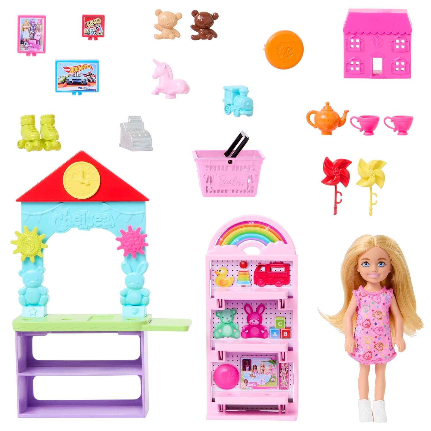 Barbie Chelsea Can Be… Toy Store Playset With Small Blonde Doll, Shop Furniture & 15 Accessories - Image 3
