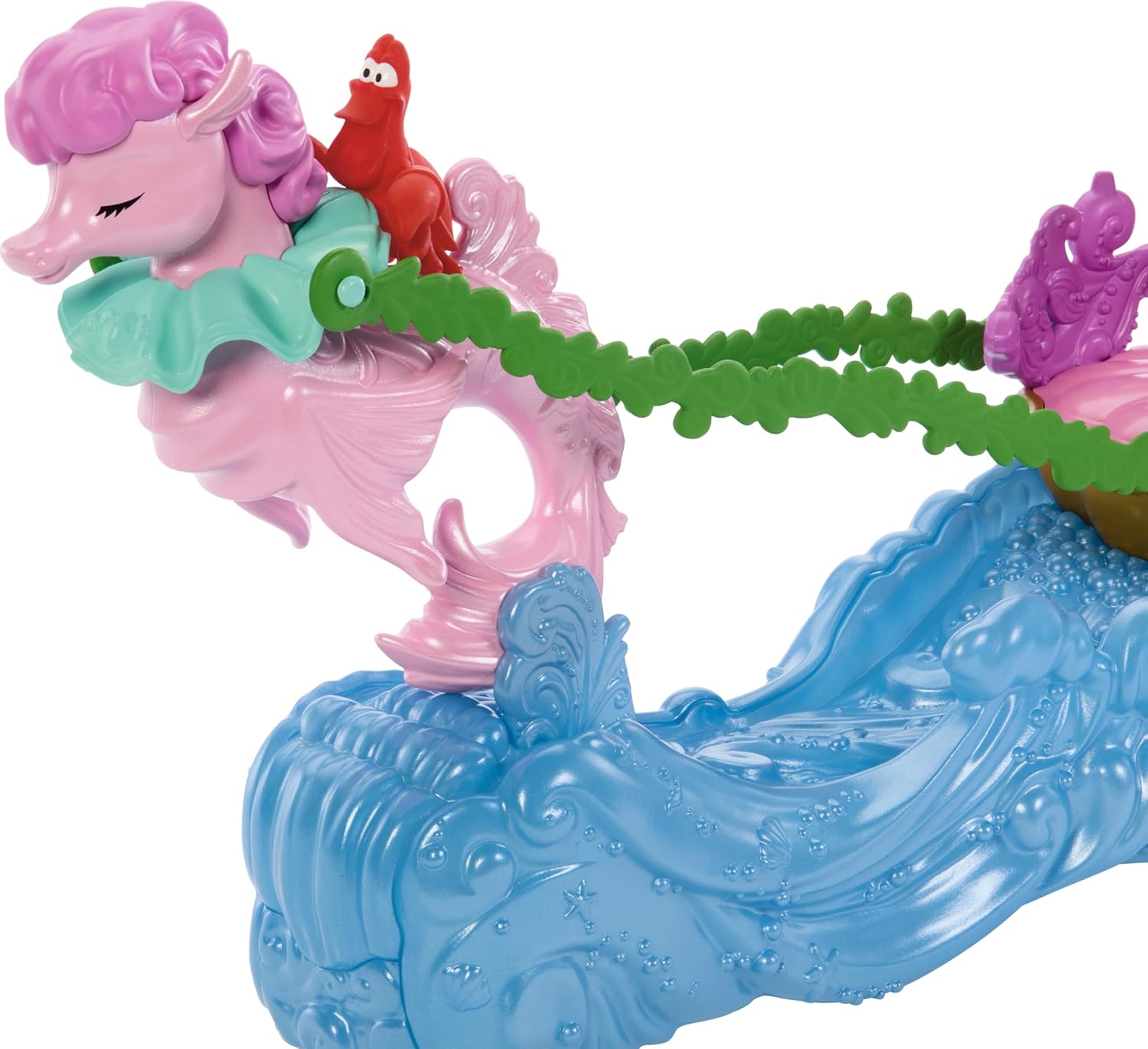 Disney Princess Ariel’s Rolling Chariot with Mermaid Fashion Doll & Figure, Inspired by Disney Movie - Image 3