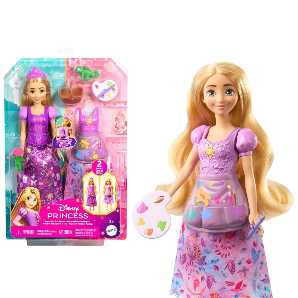Disney Princess 2-in-1 Stories Rapunzel Fashion Doll