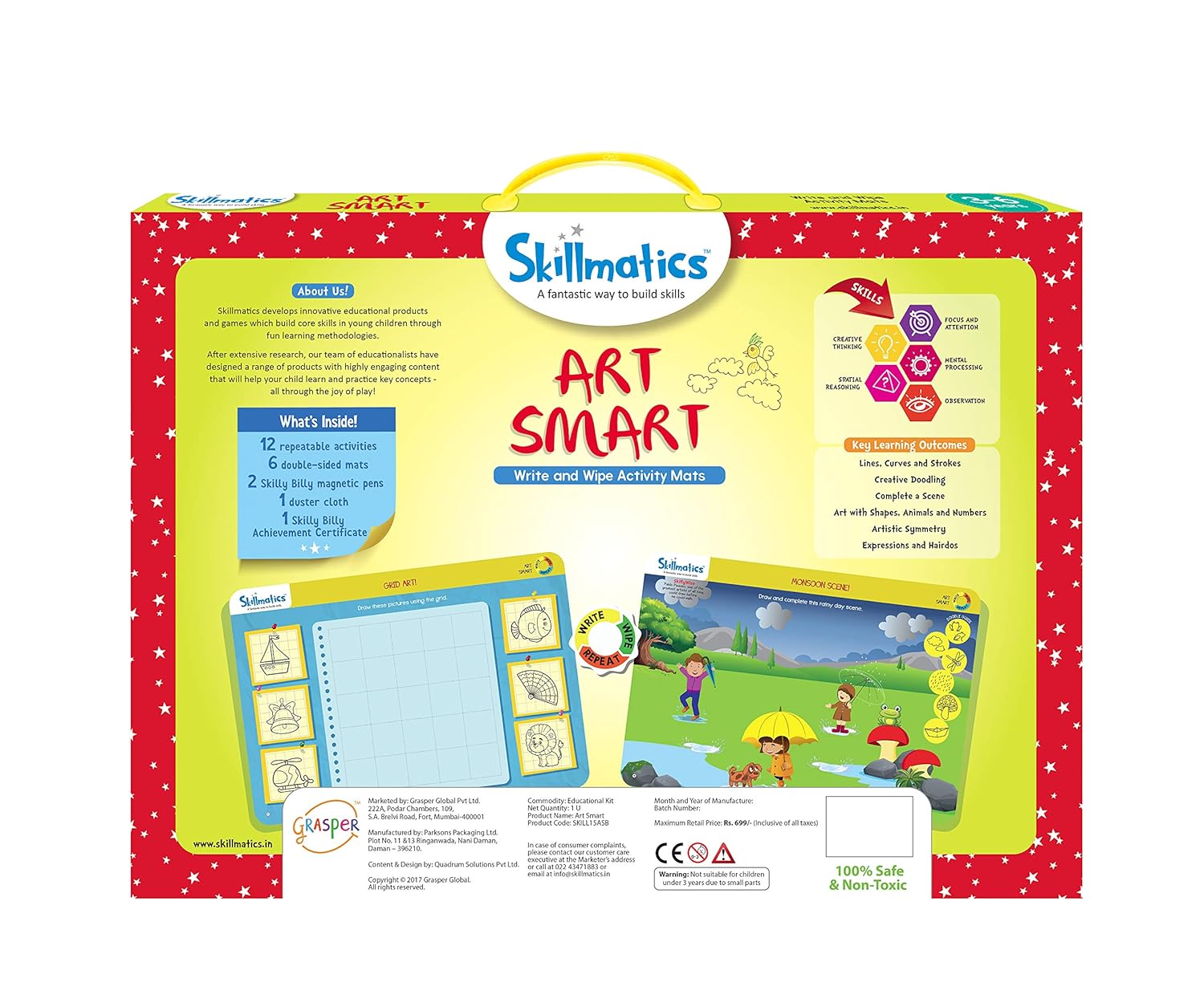 Skillmatics Art Smart (3-6 Years)/ Reusable Activity Mats - Image 6