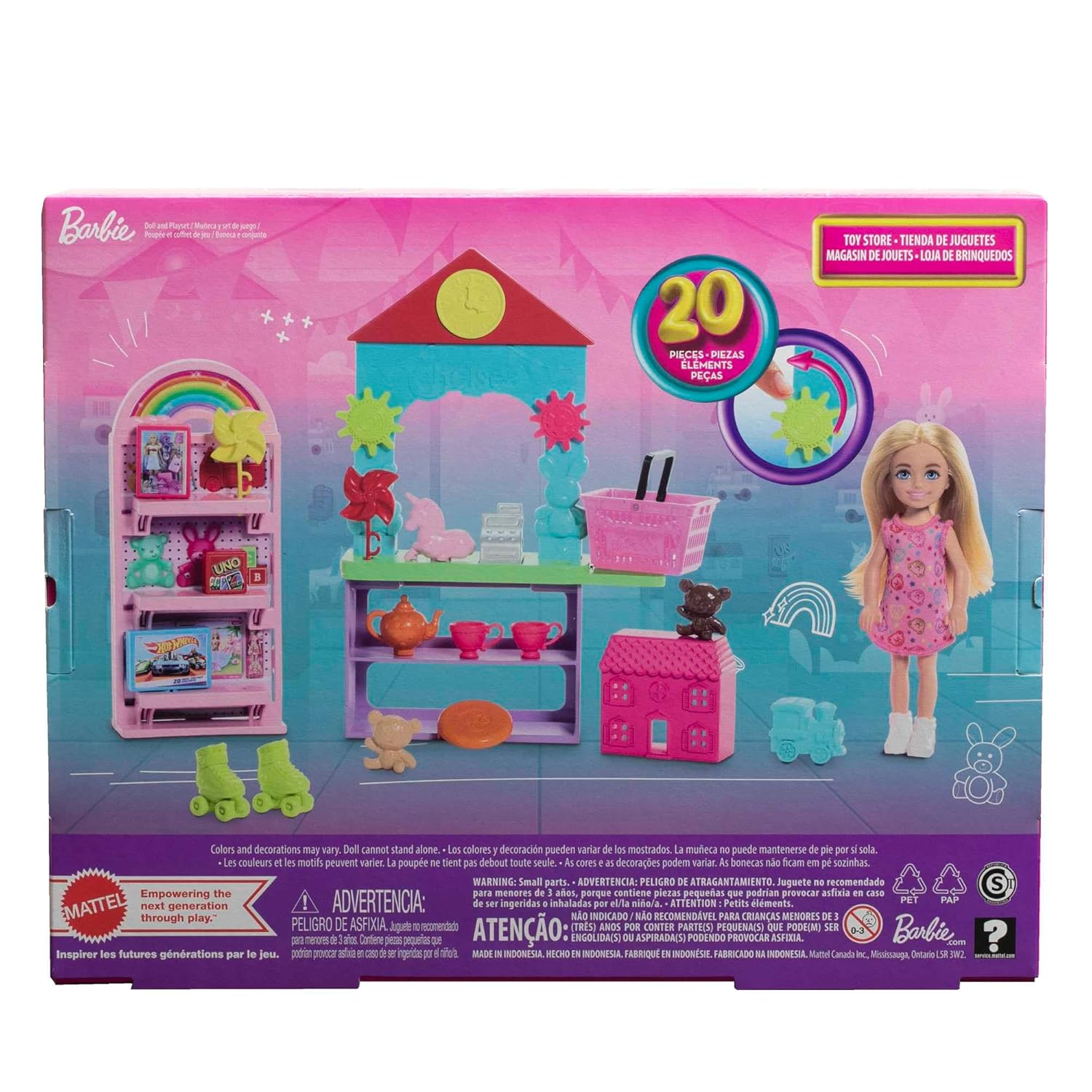 Barbie Chelsea Can Be… Toy Store Playset With Small Blonde Doll, Shop Furniture & 15 Accessories - Image 2