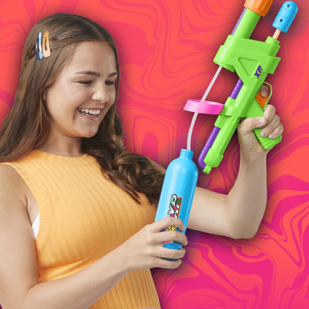 Nerf Super Soaker XP55 Water Blaster, Air Pressurized System, 517 ml Tank, Water Toys - Pichkari - Image 4