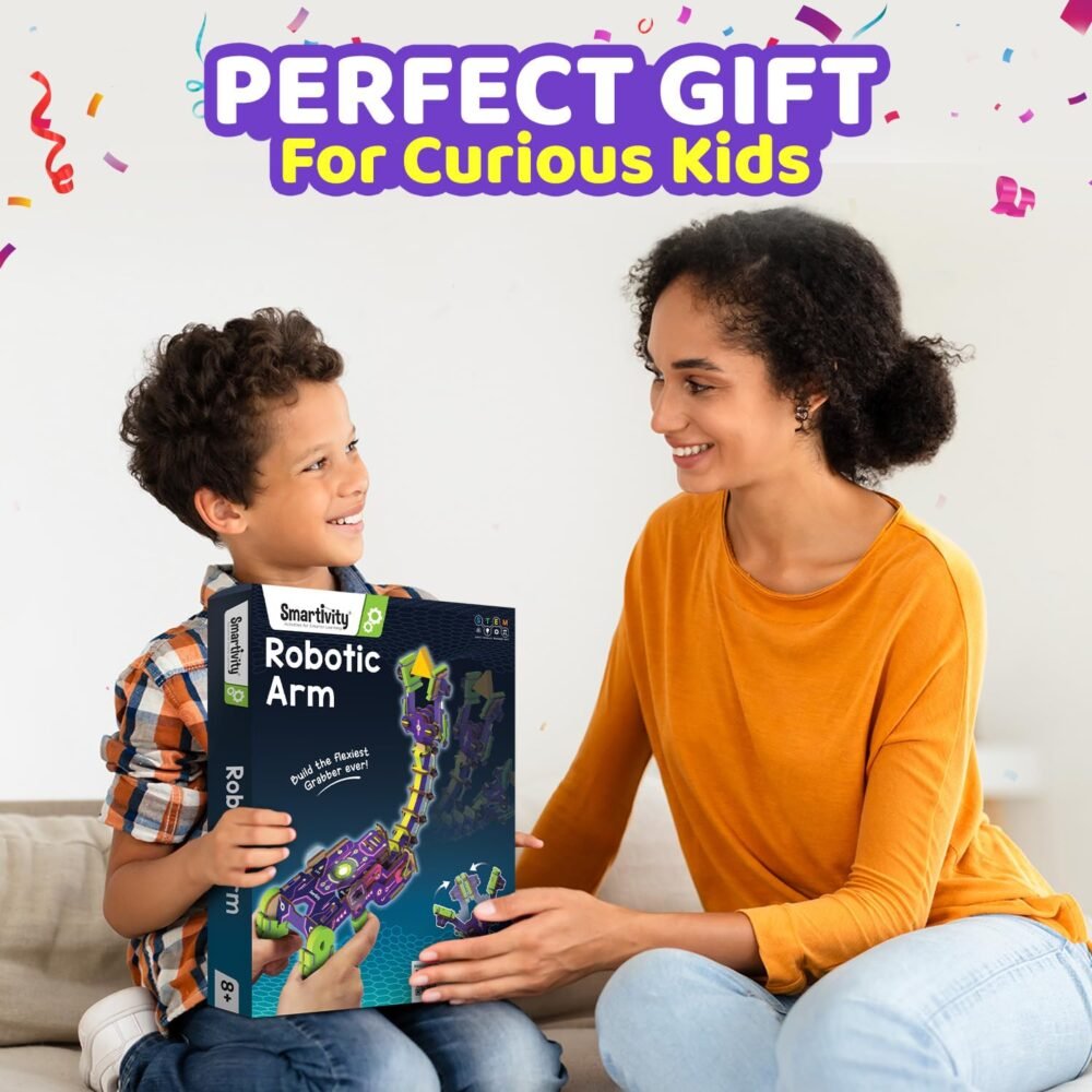 Alternative view of Age 8-14 Years Smartivity Robotic Arm for Kids | Handheld Grabber with Flexible Neck
